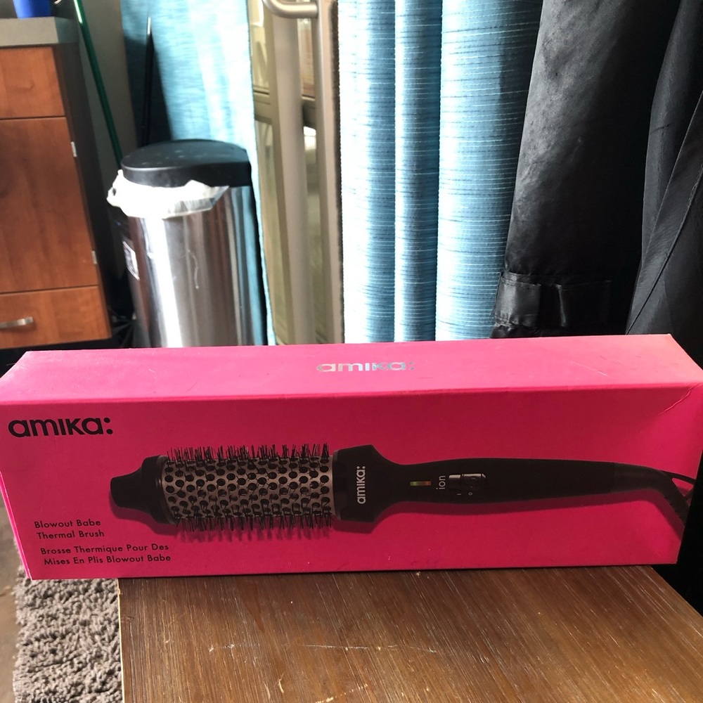 2” curling brush for dry hair